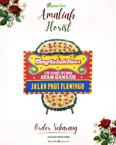 Bunga Papan Congratulation di Teling Atas
